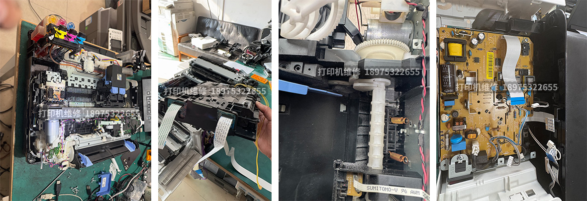 打印机内部清洁与故障排查实拍