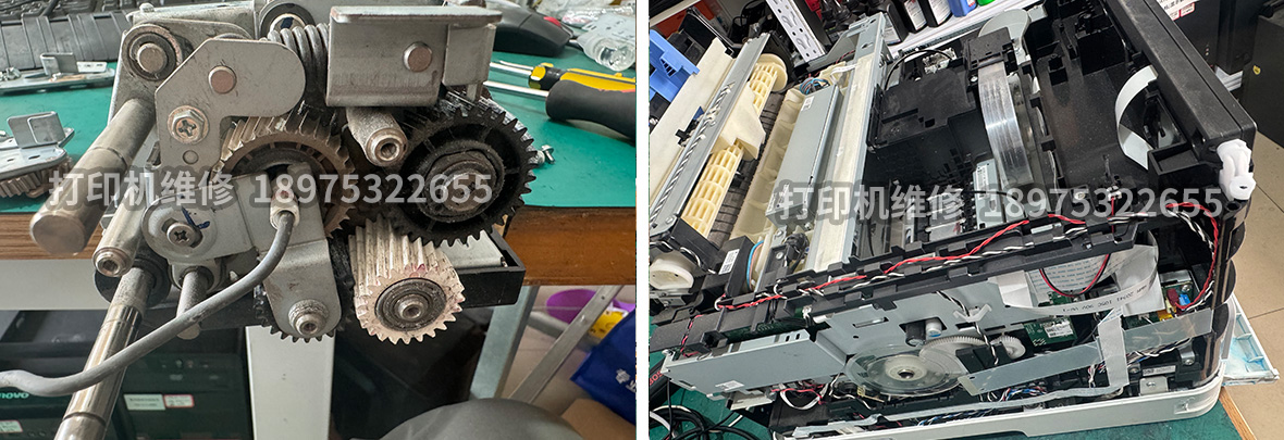 打印机整机保养与功能测试实拍